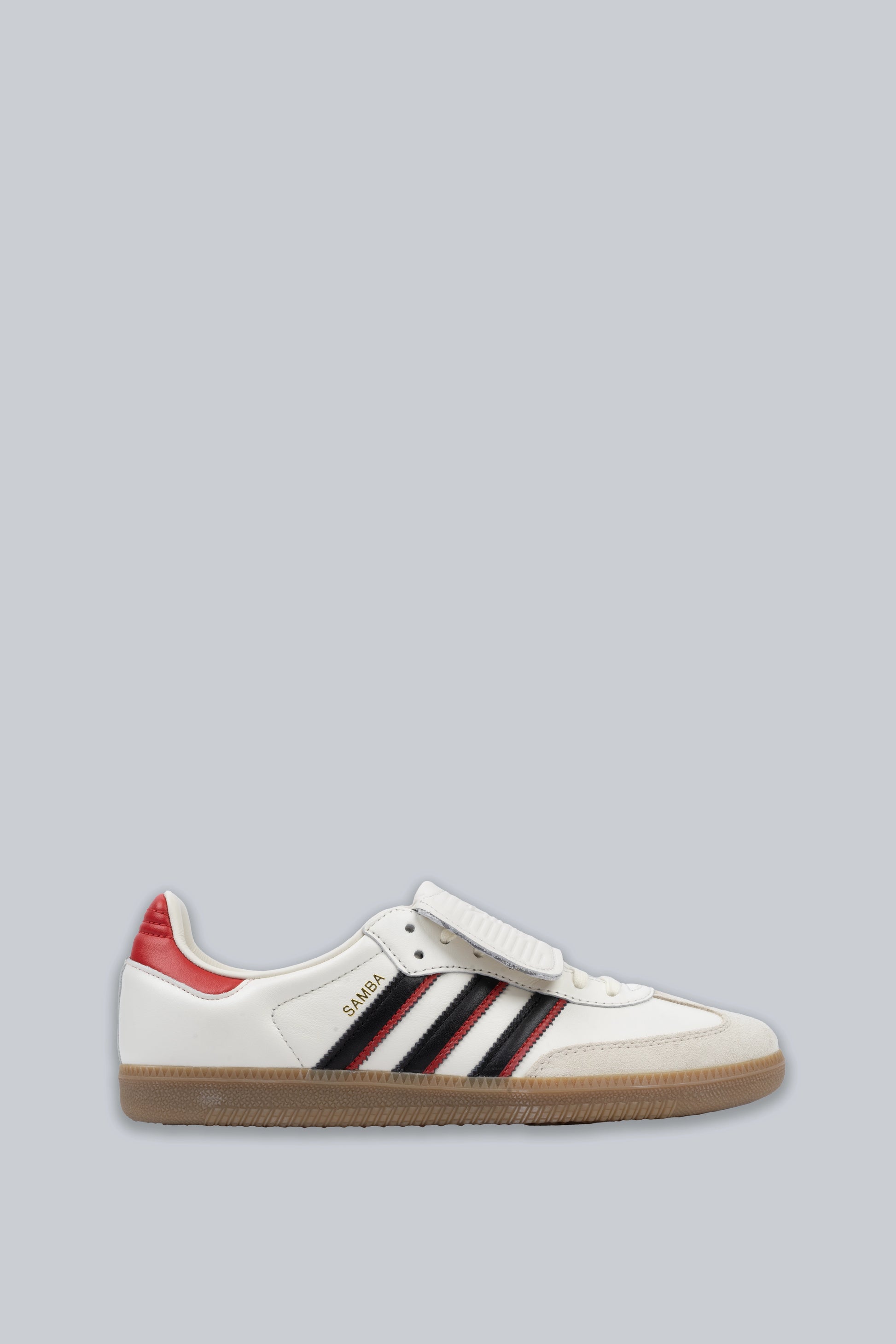 ADIDAS SAMBA LT WHITE BLACK RED ADIDAS SAMBA LT WHITE BLACK RED