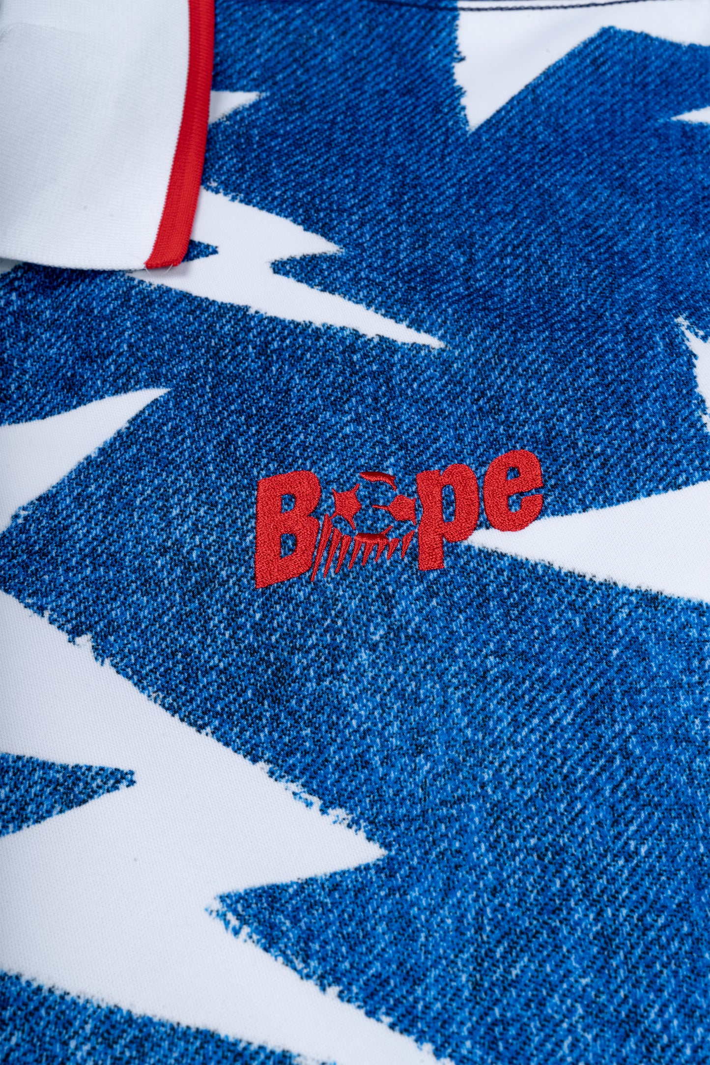 ADIDAS x BAPE LONGSLEEVE STAR JERSEY MEDIUM BLUE