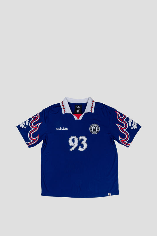 ADIDAS x BAPE SSL FLAME JERSEY JAPAN BLUE