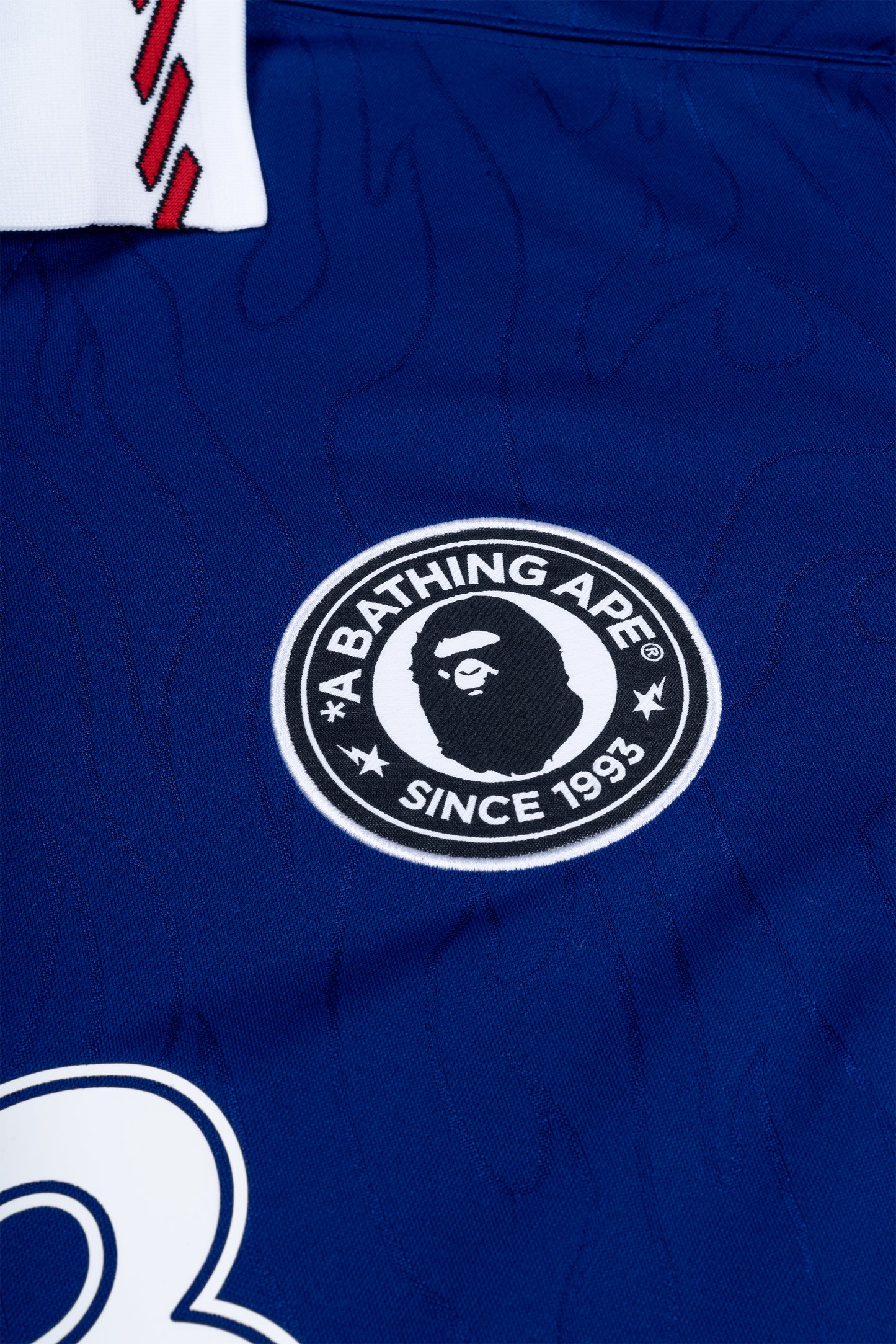 ADIDAS x BAPE SSL FLAME JERSEY JAPAN BLUE