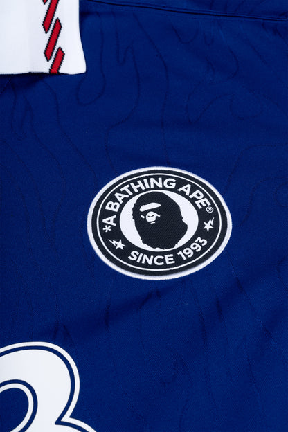 ADIDAS x BAPE SSL FLAME JERSEY JAPAN BLUE