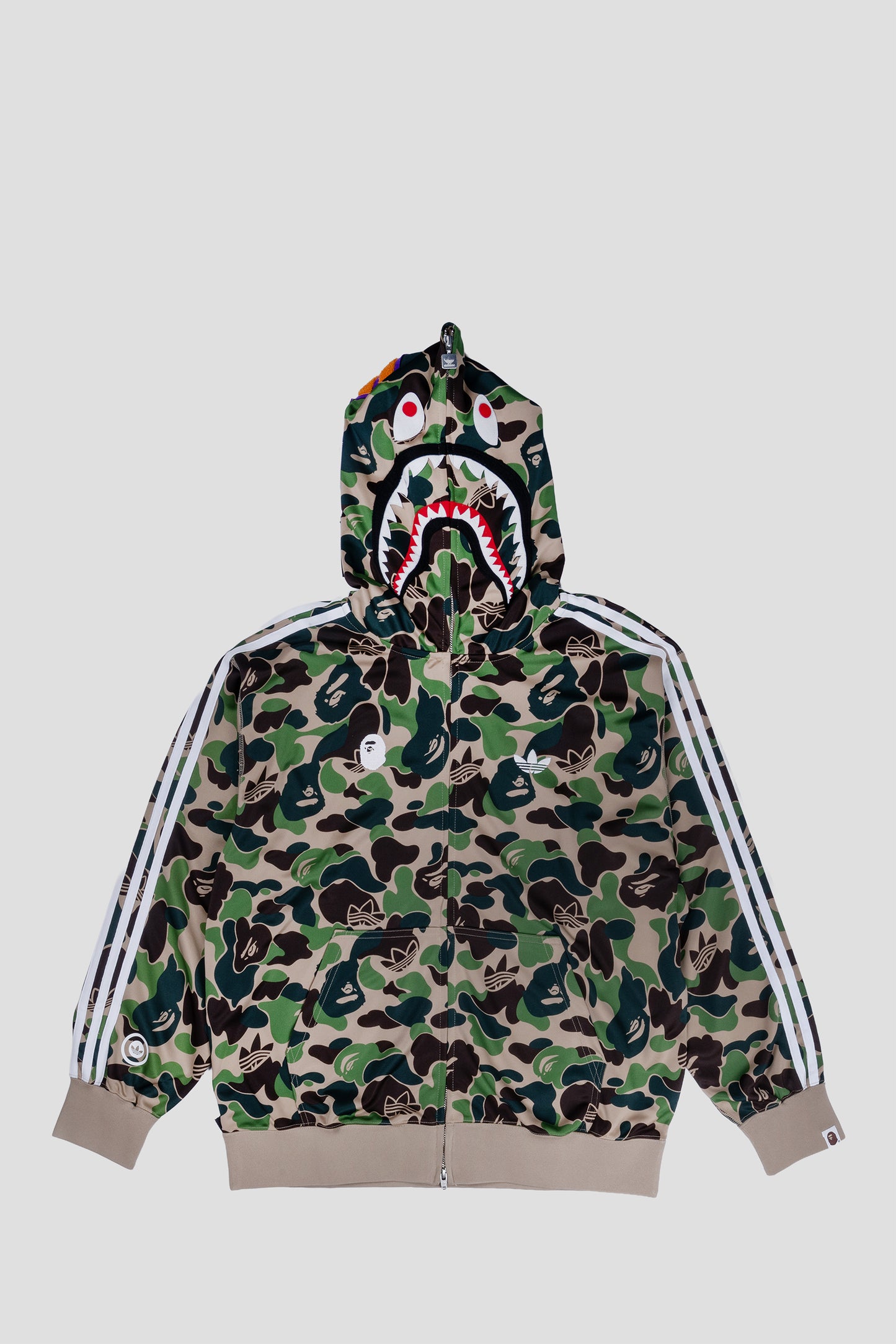 ADIDAS x BAPE CAMO SHARK TRACK HOOD
