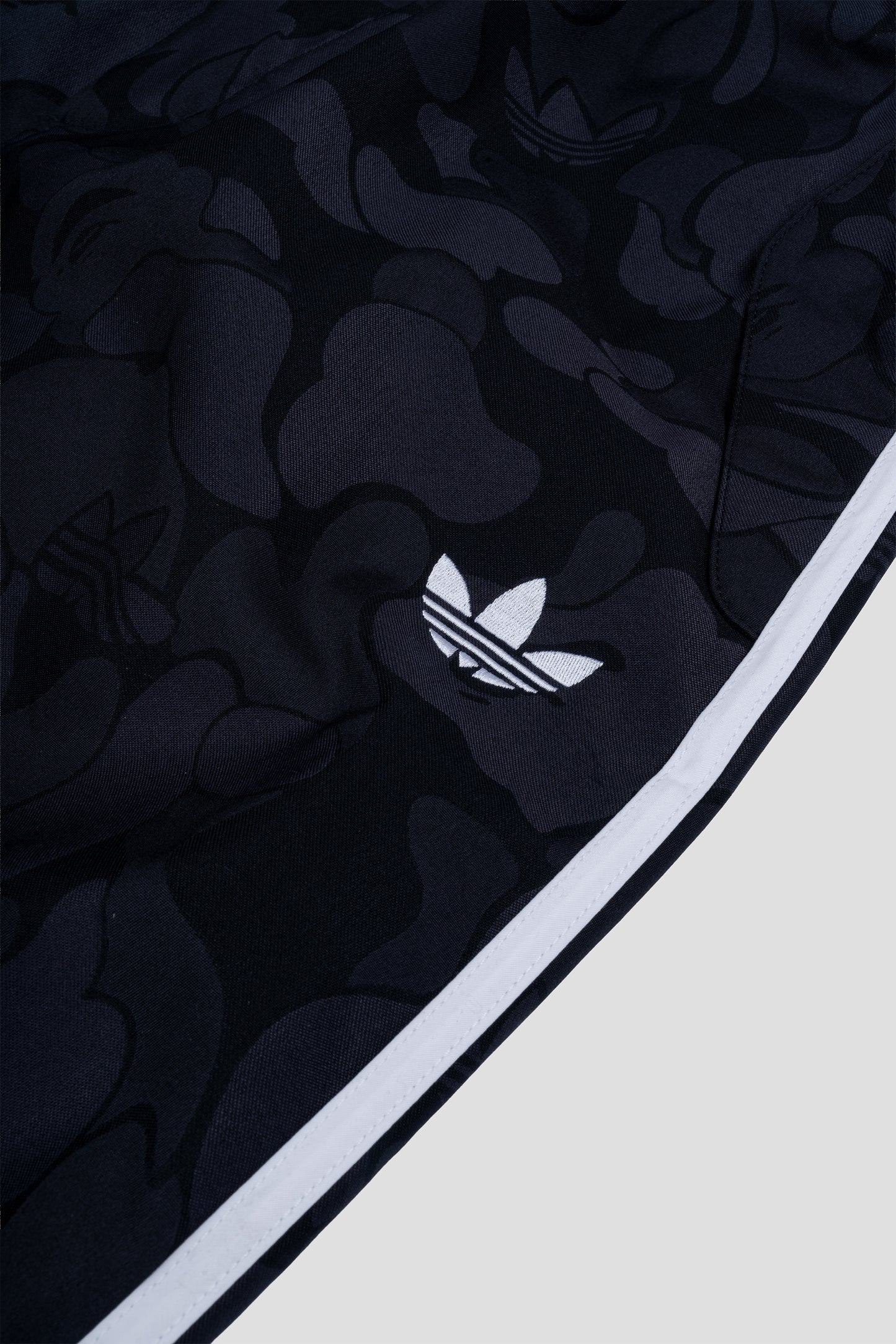 ADIDAS x BAPE WC JACQUARD PANTS BLACK