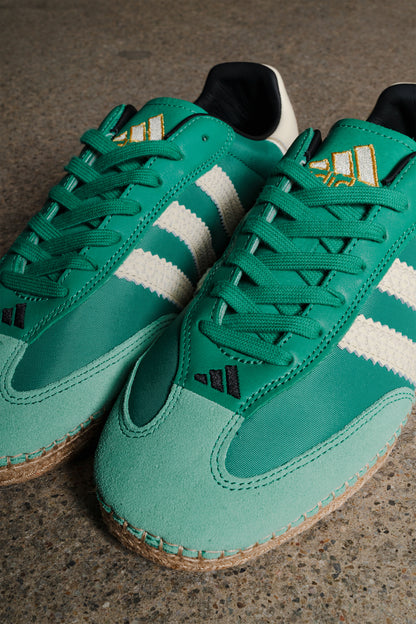 ADIDAS x CLOT SAMBA ESPADRILLE GREEN