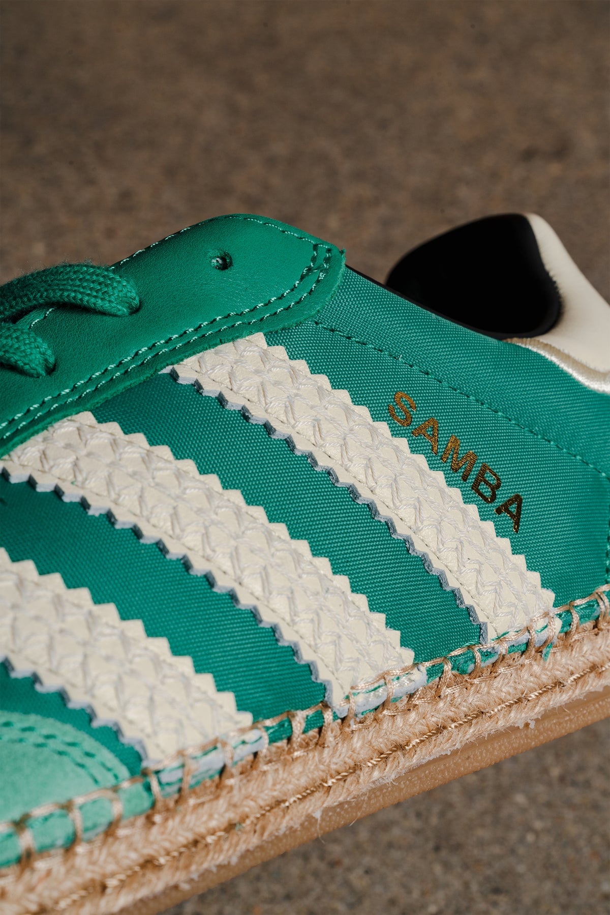 ADIDAS x CLOT SAMBA ESPADRILLE GREEN
