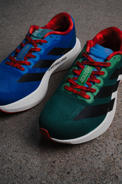 ADIDAS ADIZERO EVO SL BAPE BLUE GREEN WHITE
