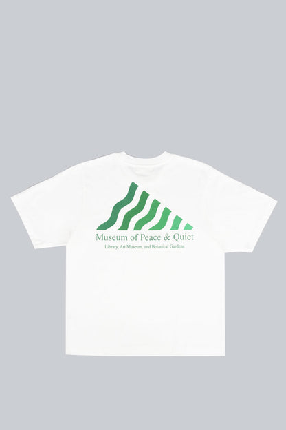 MUSEUM OF PEACE AND QUIET LIBRARY T-SHIRT WHITE