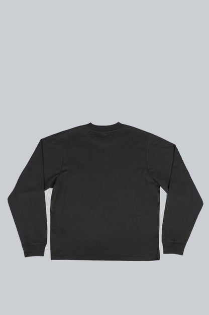 MUSEUM OF PEACE AND QUIET CLASSIC MOPQ LONG SLEEVE SHIRT BLACK