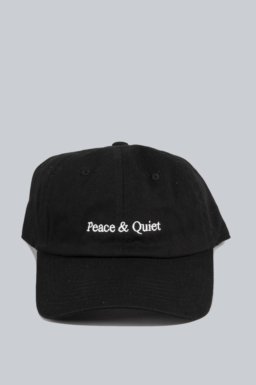 MUSEUM OF PEACE AND QUIET CLASSIC WORDMARK DAD HAT BLACK