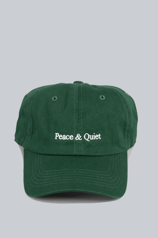 MUSEUM OF PEACE AND QUIET CLASSIC WORDMARK DAD HAT FOREST