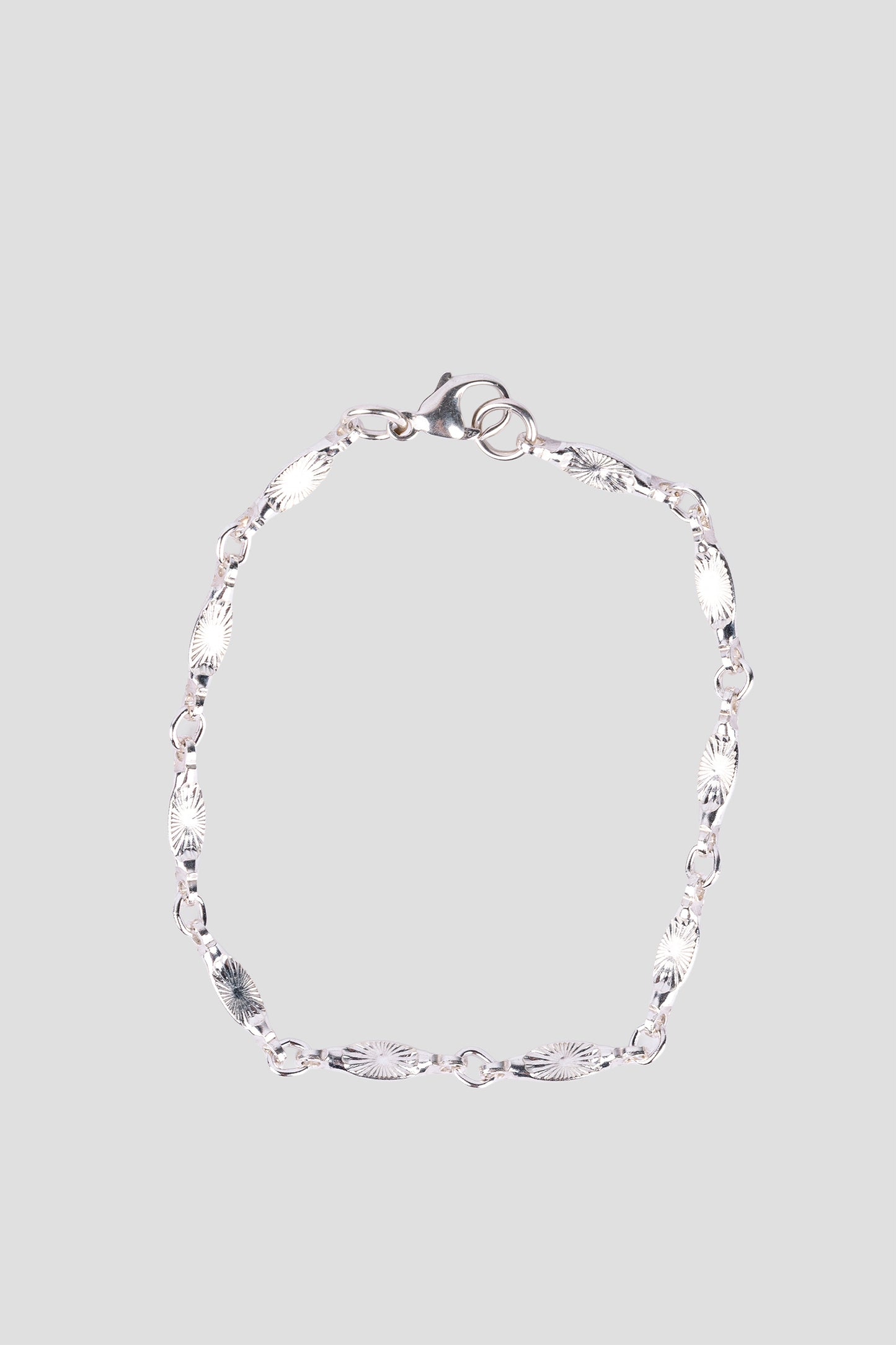 MAPLE SUNBURST CHAIN BRACELET SILVER925