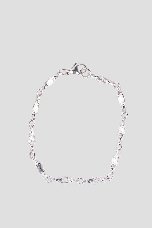 MAPLE SUNBURST CHAIN BRACELET SILVER925