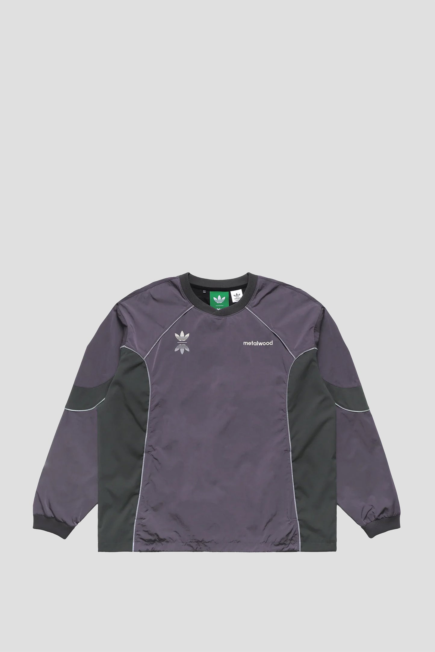 METALWOOD x adidas ORIGINALS CREWNECK PULLOVER PURPLE