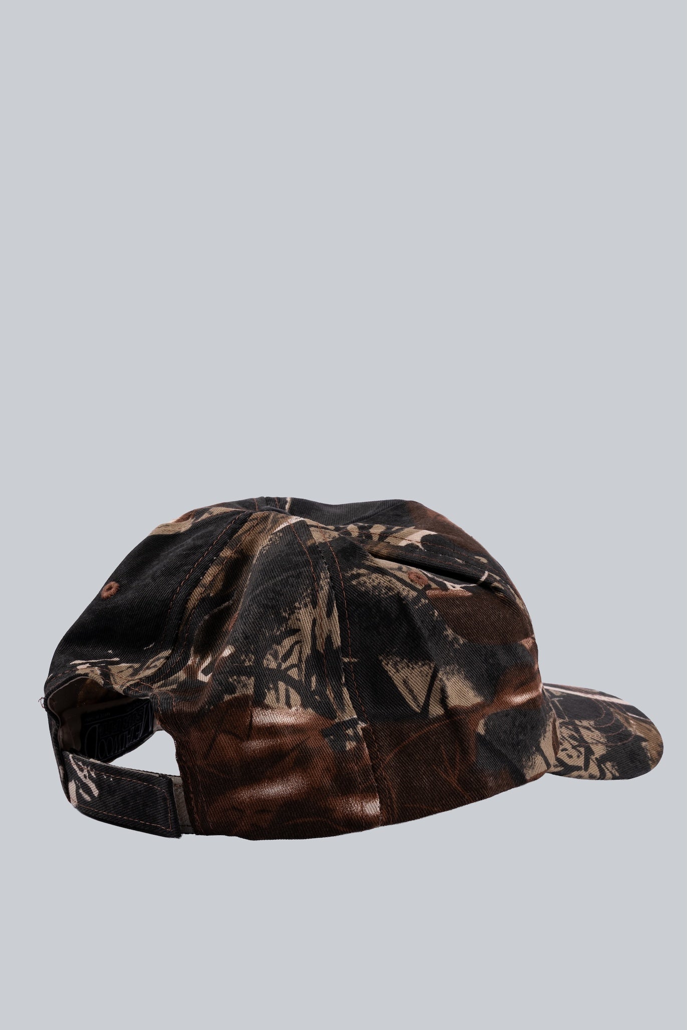 METALWOOD METAL LOGO 5 PANEL HAT REAL LIFE CAMO