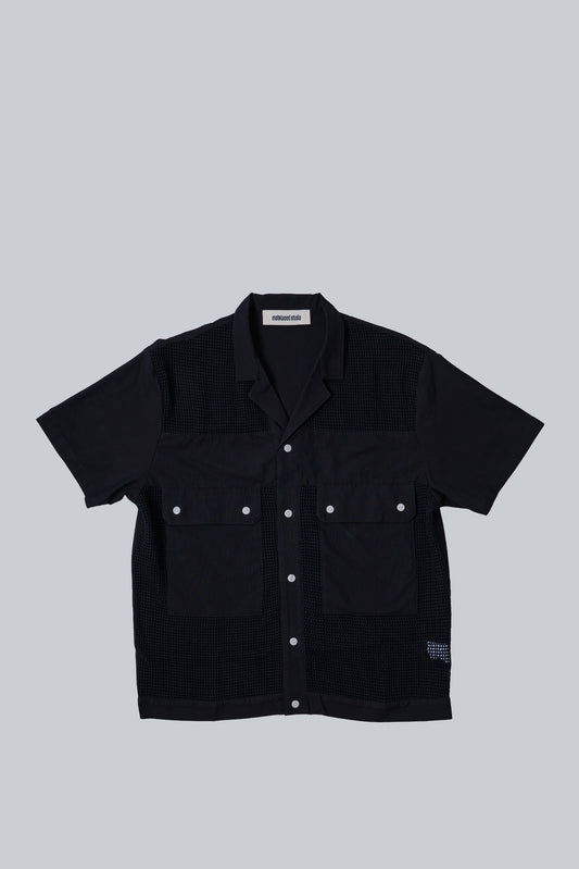 METALWOOD SEXY MESHY SHIRT BLACK