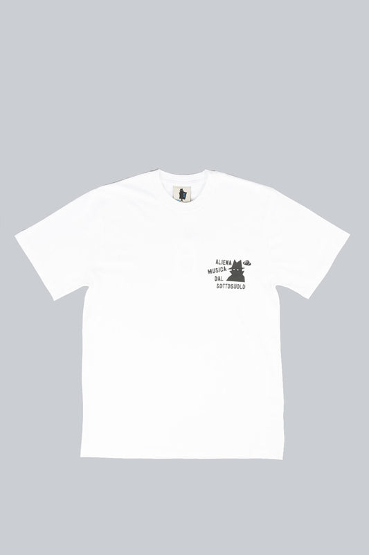 REAL BAD MAN SPACE BASS SS TEE WHITE