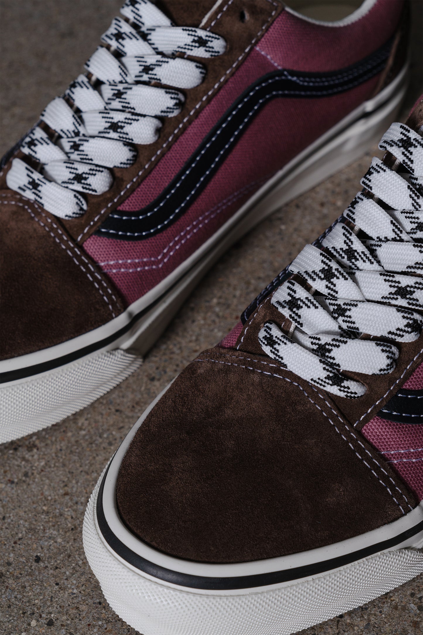 VANS PREMIUM OLD SKOOL MALIBU LX BROWN PINK