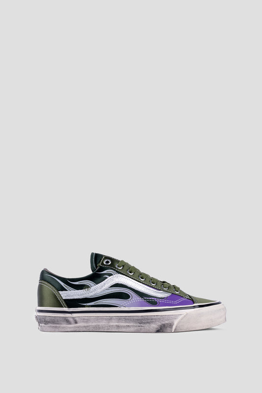 VANS OLD SKOOL 36 LX ARCHIVE FLAME GREEN BALSALM