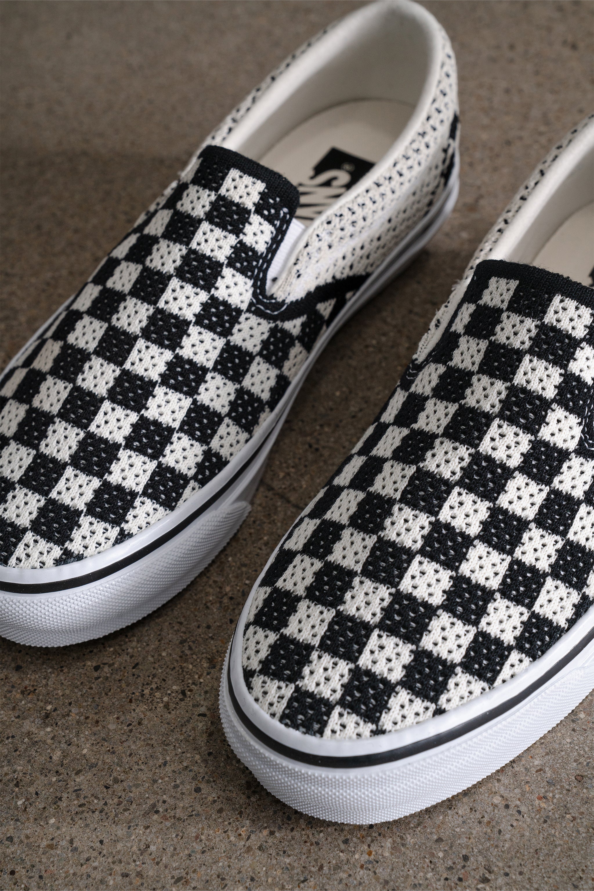 VANS SLIP-ON REISSUE 98 LX ENGINEERED KNIT CHECKERBOARD – BLENDS
