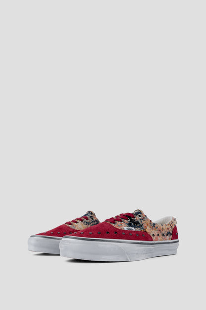 VANS ERA 95 REISSUE LX FLORAL RIVETS BORDEAUX