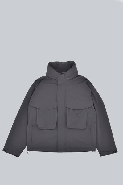 ジャケット・アウター POP TRADING shell jacket charcoal pop-shell-jacket-POPAW23-05-