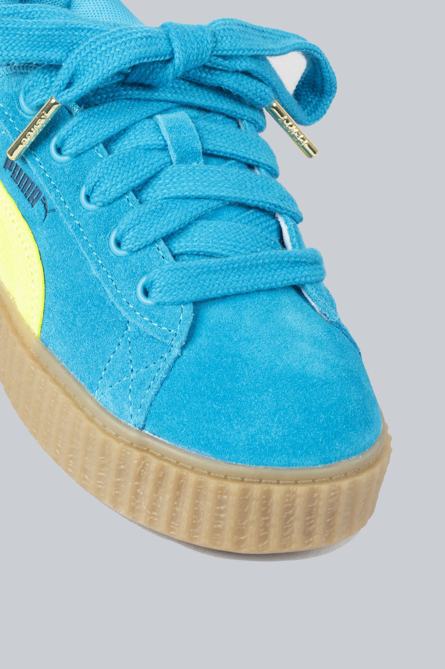 FENTY x PUMA CREEPER PHATTY PRESCHOOL SLIP BLUE LIME POW GUM BLENDS