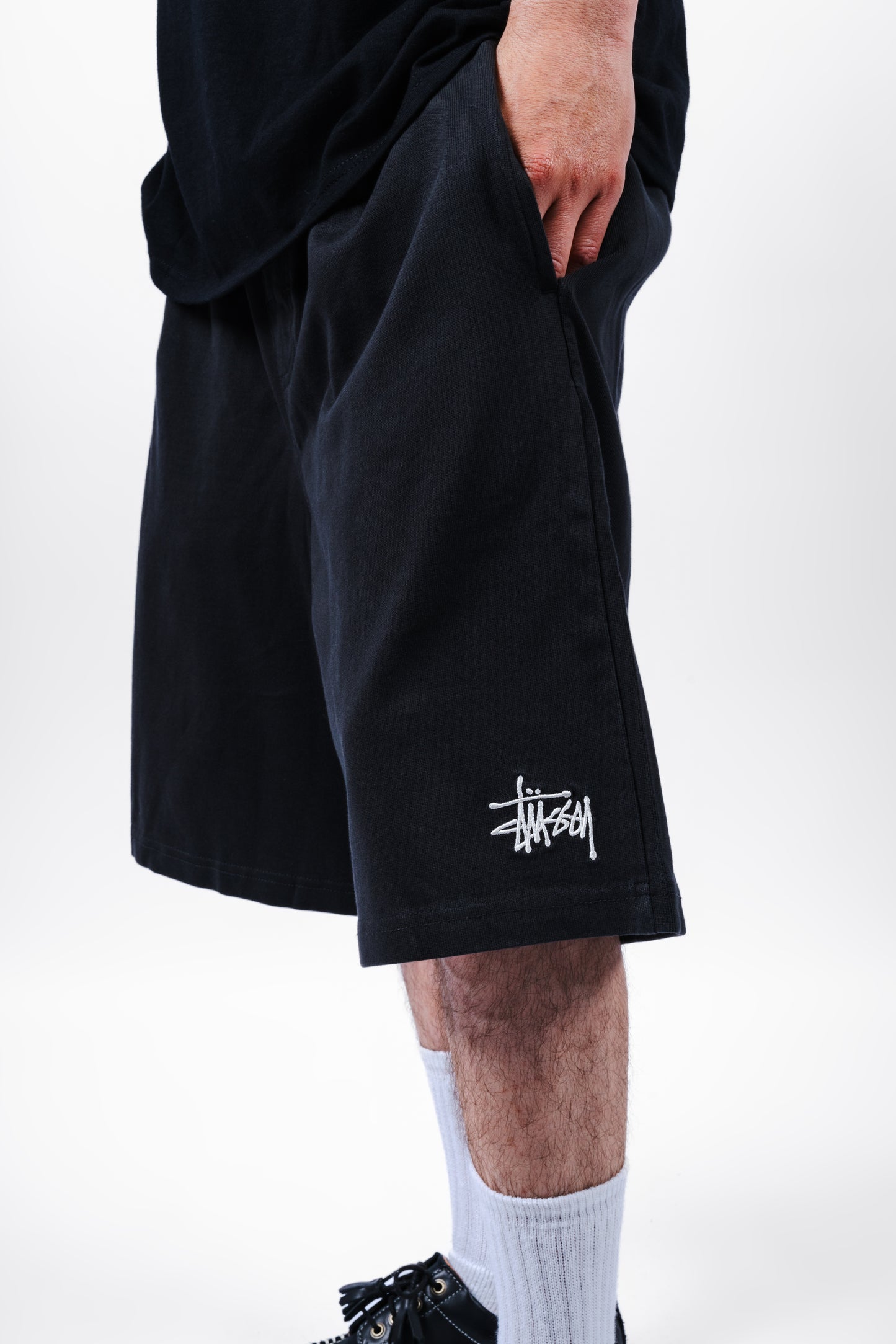STUSSY JERSEY SHORT BLACK