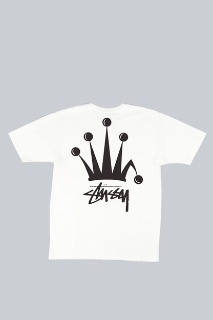 STUSSY REGAL CROWN PIGMENT DYED TEE NATURAL