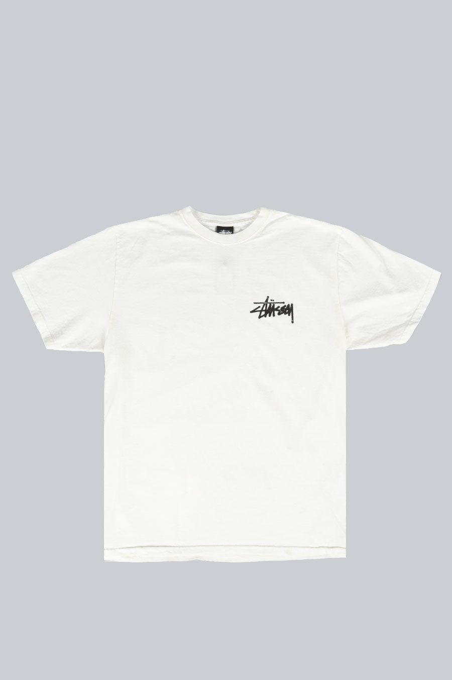 STUSSY OLD PHONE PIG DYED T-SHIRT NATURAL
