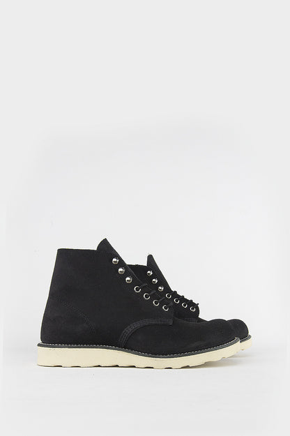 BLENDS X RED WING 6" ROUND TOE BLACK SUEDE - BLENDS