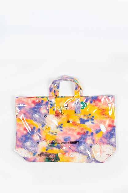 COMME DES GARCONS SHIRT X FUTURA PVC TOTE PINK YELLOW – BLENDS