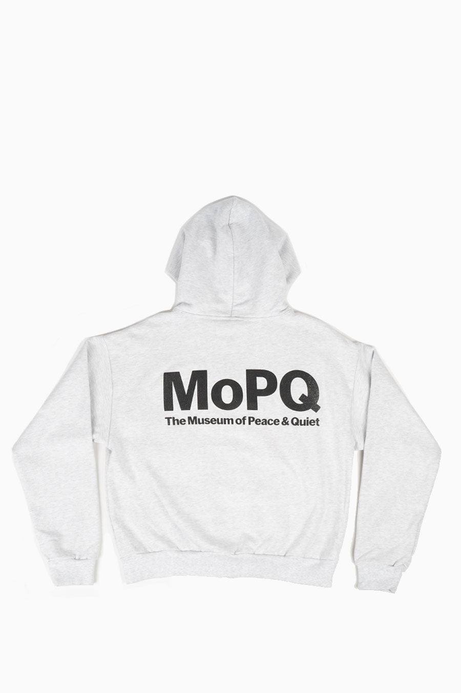 MUSEUM OF PEACE AND QUIET CONTEMPORARY MUSEUM ZIP UP HEATHER GREY