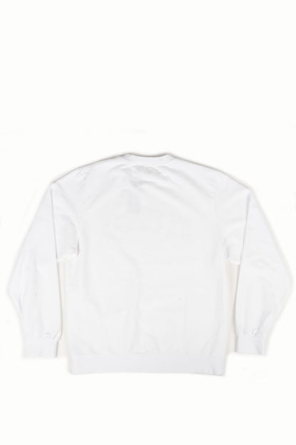 THE MUSEUM OF PEACE AND QUIET NATURAL CREWNECK WHITE