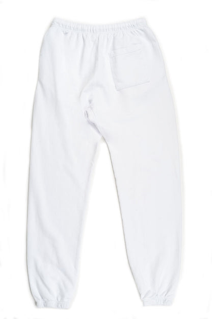 THE MUSEUM OF PEACE AND QUIET NATURAL SWEATPANTS WHITE