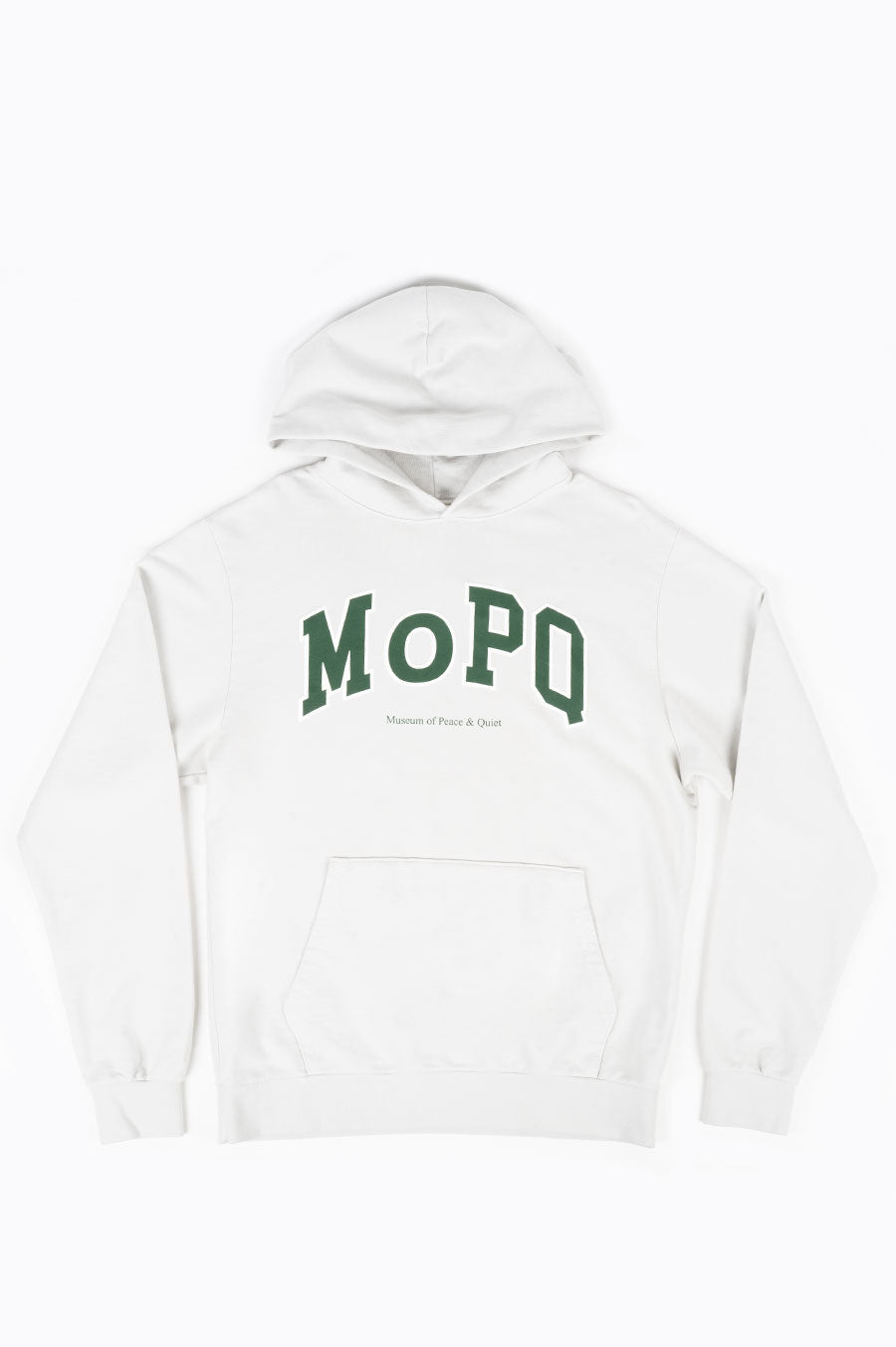 THE MUSEUM OF PEACE AND QUIET UNIVERSITY HOODIE HEATHER
