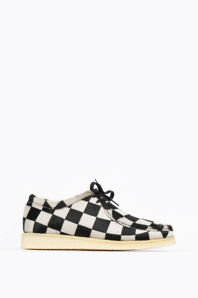 PADMORE & BARNES P204 NAT CREPE BLACK CHECKERBOARD SIZE‎ 11 NEW P204 The Original Padmore & Barnes Iconic Style – Brown  main image 3