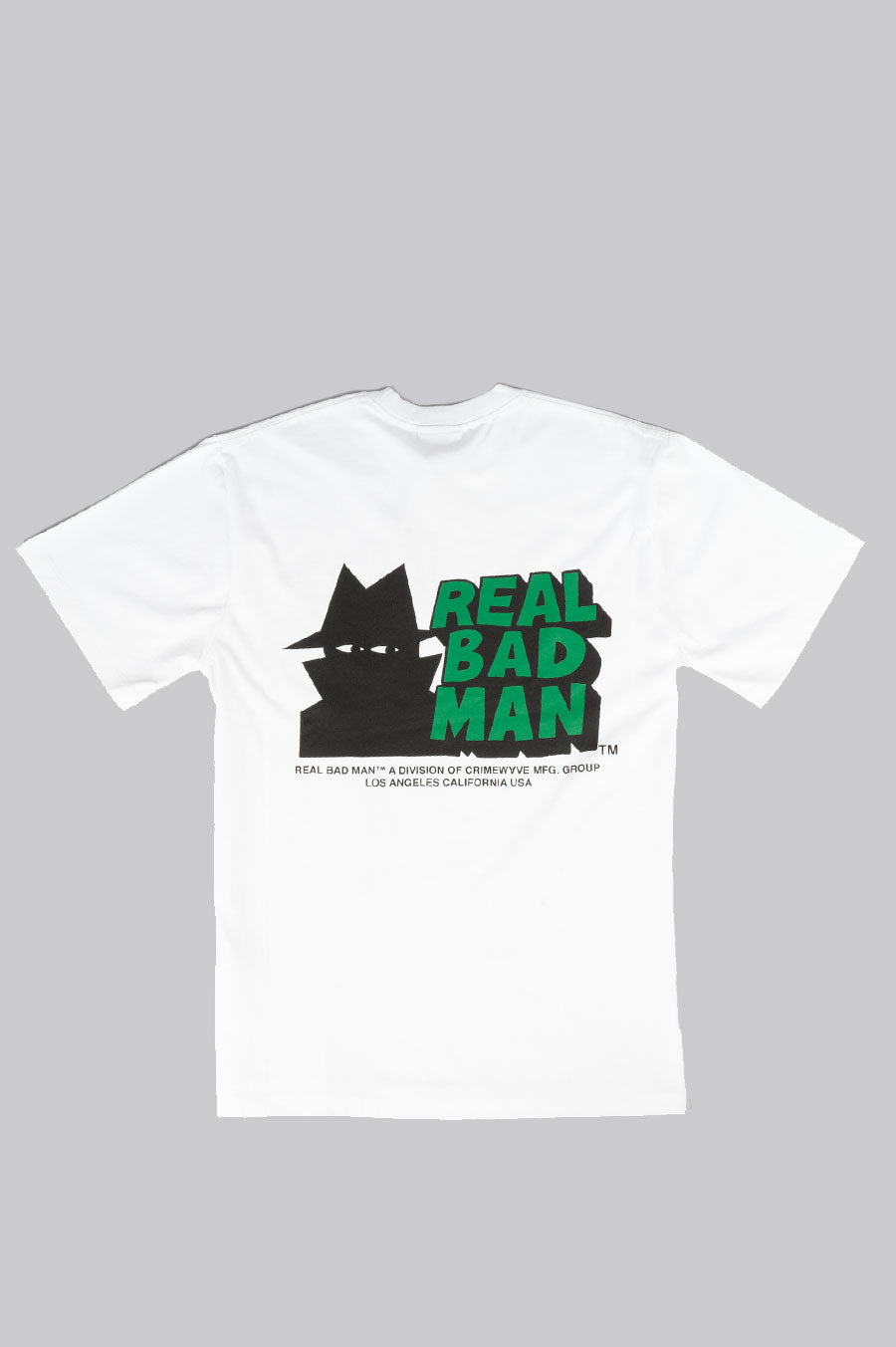 REAL BAD MAN CLASSIC WATCH SS TEE WHITE