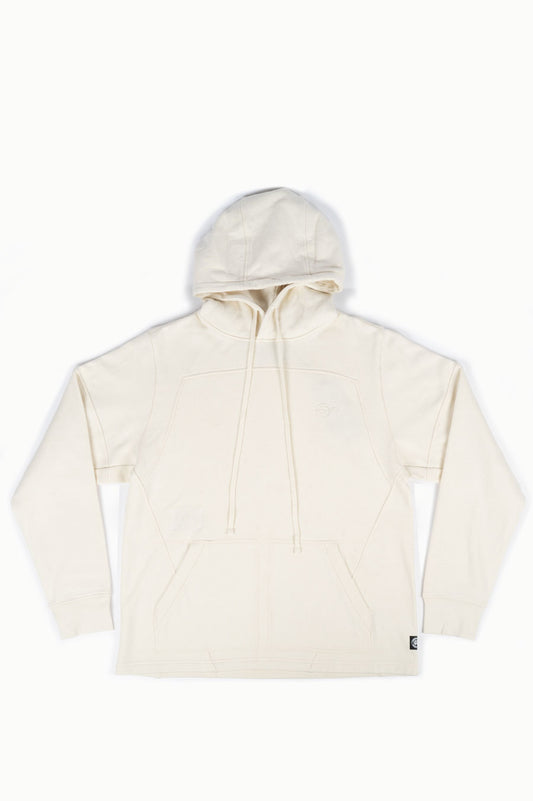 REIGNING CHAMP X JIDE OSIFESO KNIT PULLOVER HOODIE NATURAL
