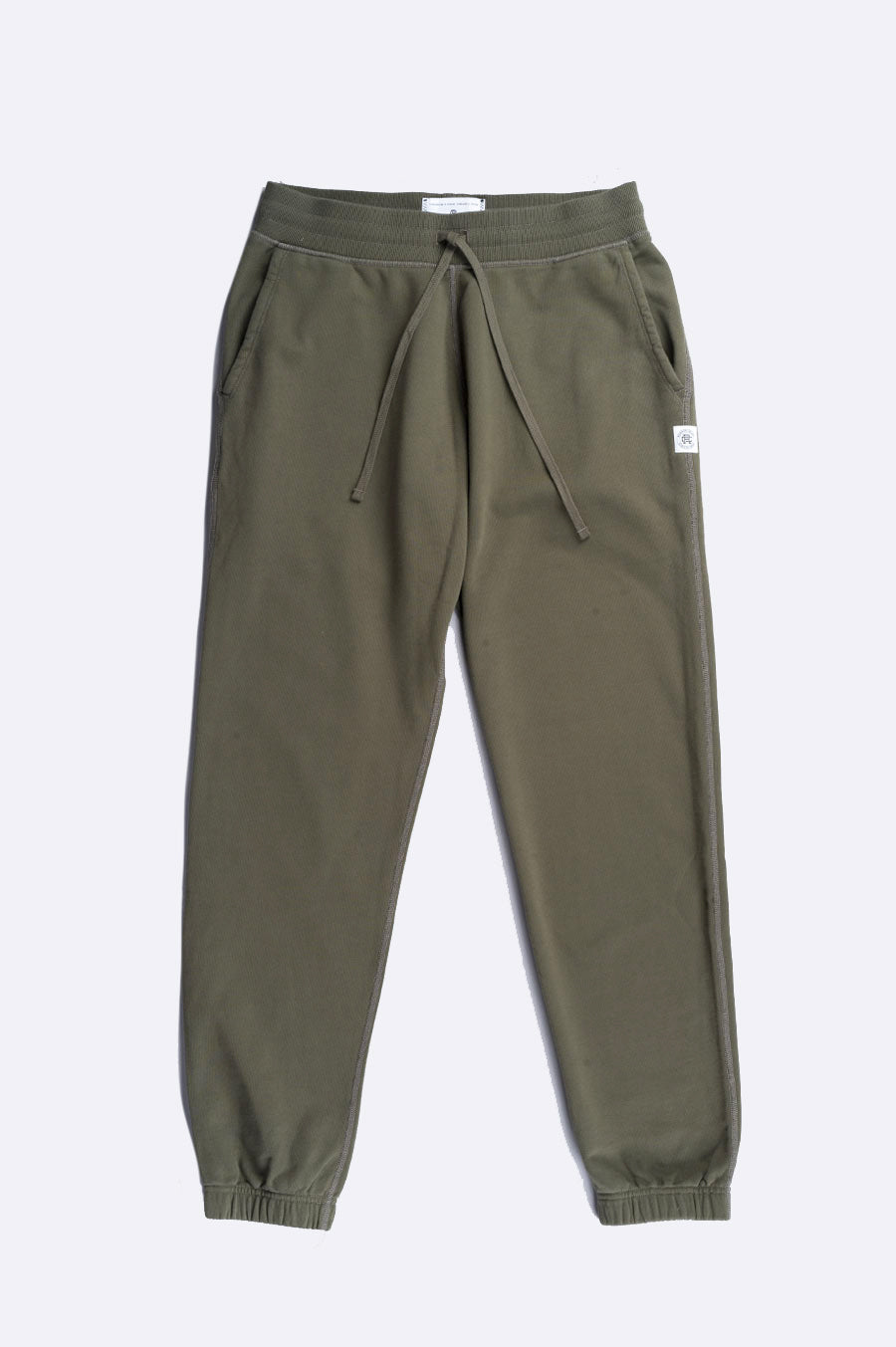 REIGNING CHAMP KNIT MIDWEIGHT TERRY CUFFED SWEATPANT FIR