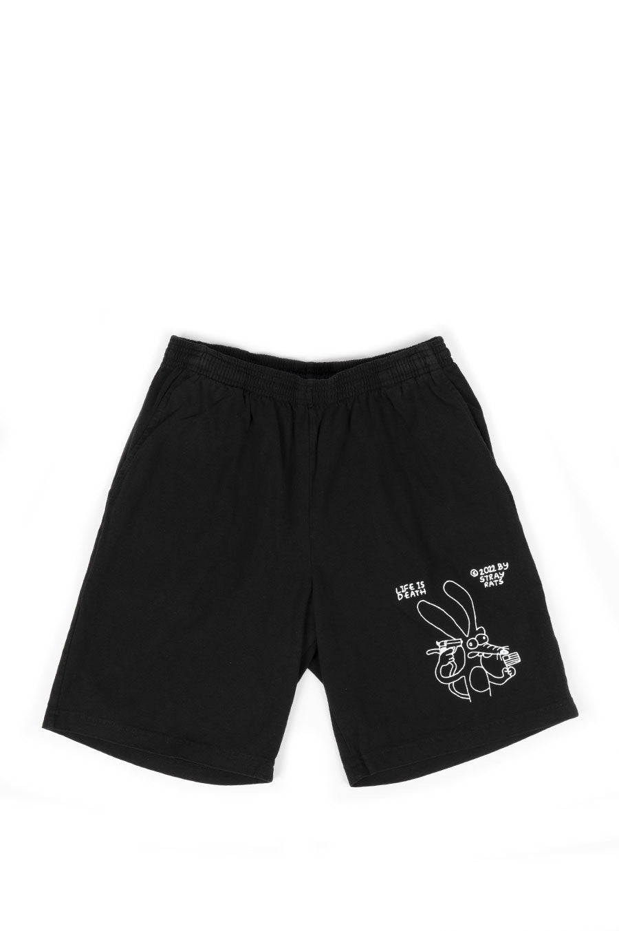 STRAY RATS LIFE IS DEATH JAMMER SHORT BLACK