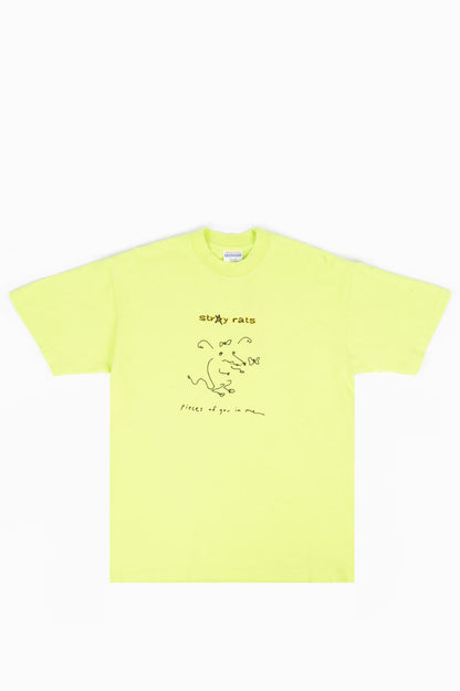 STRAY RATS PIECES OF YOU TEE LIME