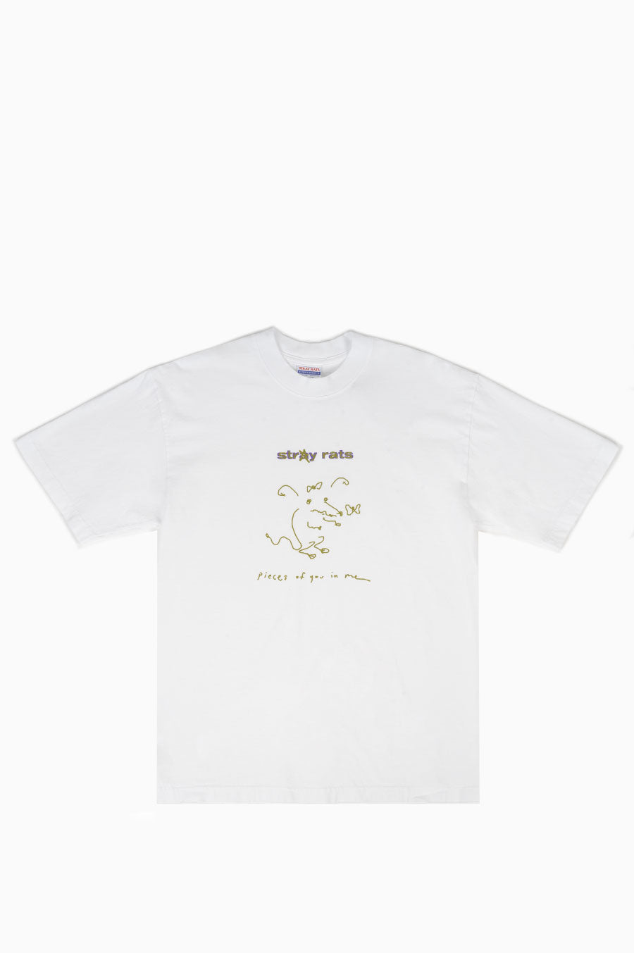 STRAY RATS PIECES OF YOU TEE WHITE