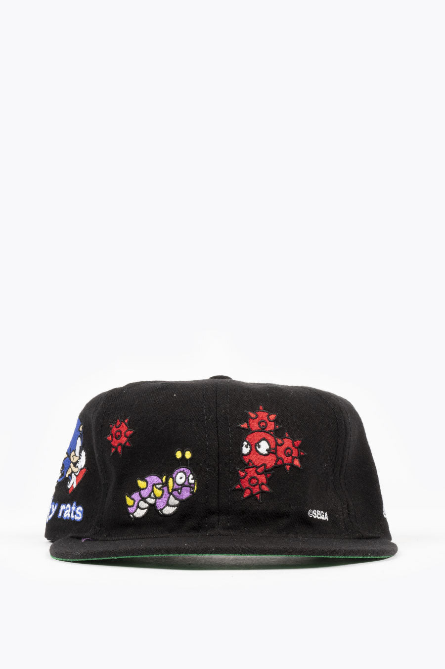STRAY RATS X SONIC THE HEDGEHOG BADNIK FITTED HAT BLACK
