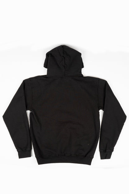 SPORTY AND RICH CLASSIC LOGO HOODIE BLACK