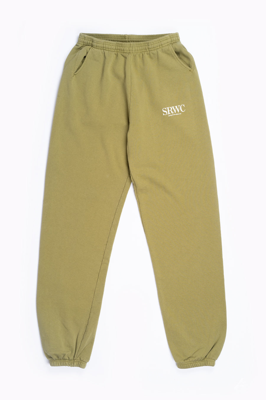 SPORTY AND RICH UPPER EAST SIDE SWEATPANTS OLIVE