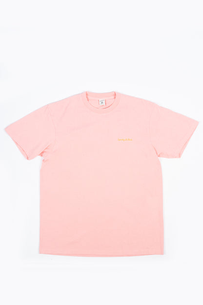 SPORTY AND RICH CLASSIC LOGO T-SHIRT PINK