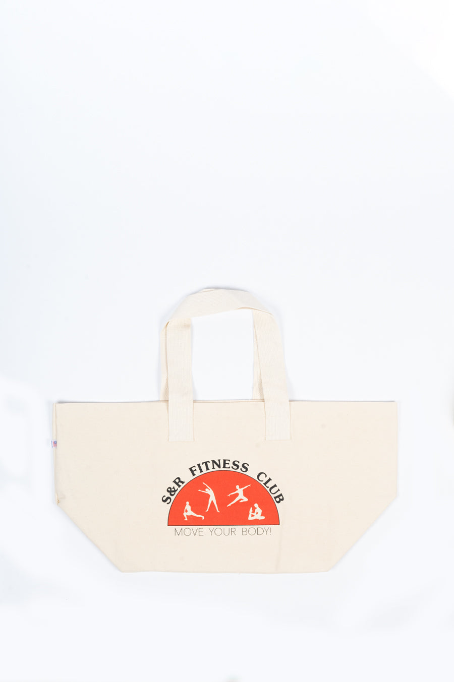 SPORTY AND RICH FITNESS CLUB TOTE NATURAL