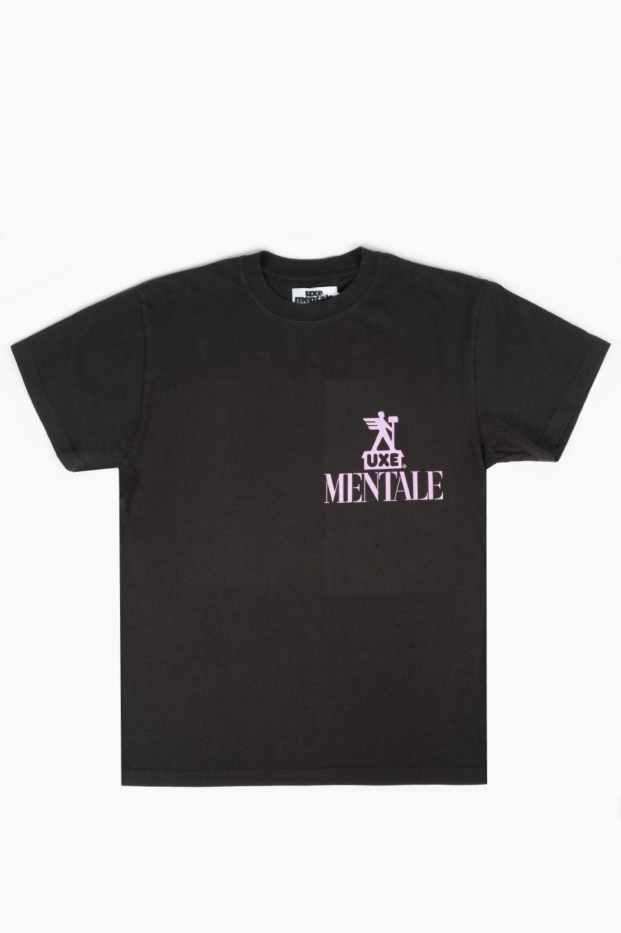 UXE MENTALE FALL FROM HEAVEN SS T-SHIRT WASHED BLACK