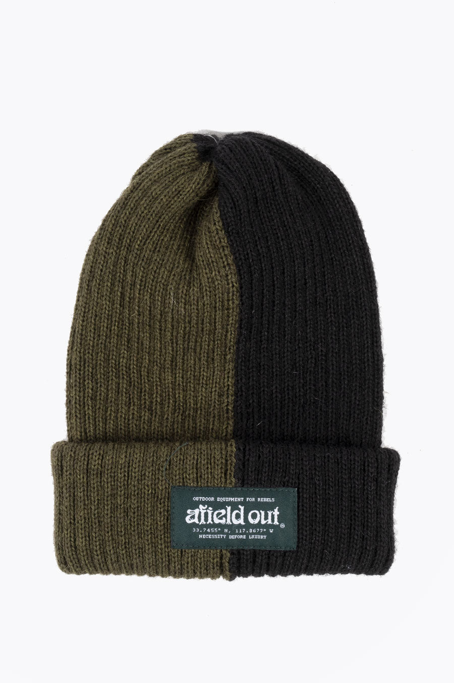 AFIELD OUT TWO TONE WATCH CAP SAGE BLACK