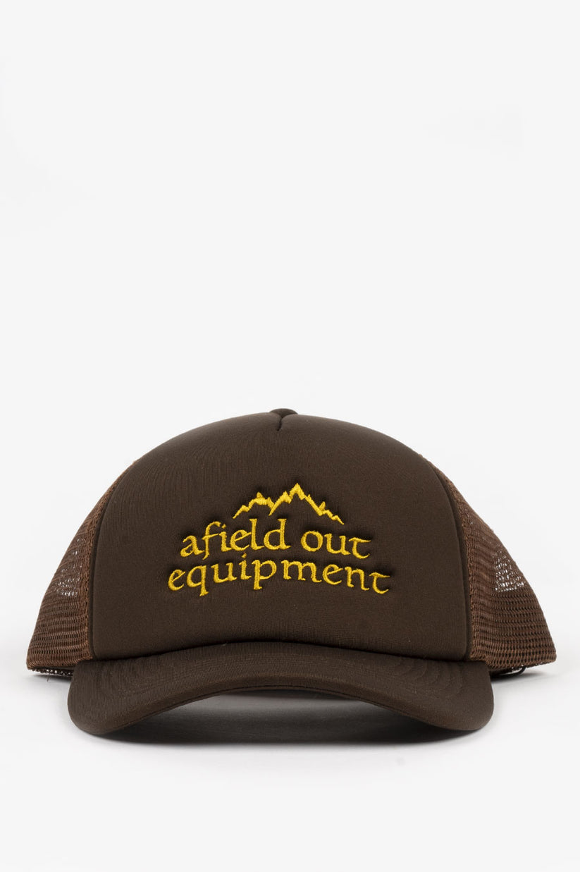 AFIELD OUT EQUIPMENT TRUCKER HAT BROWN BLENDS
